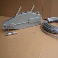 portable Hand Winches  Wire Rope Pulling Hoist 800kgs