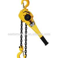 High quality manual lever chain hoist pulley, small size hand chain hoist, kawasaki chain hoist