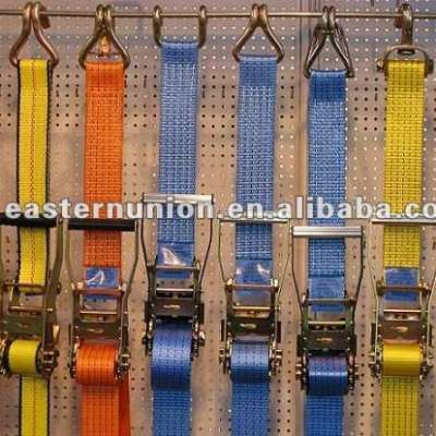 100% polyester hand ratchet lashing straps