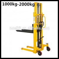 philippines free-charged spare parts 1.5ton manual hand stacker forklift